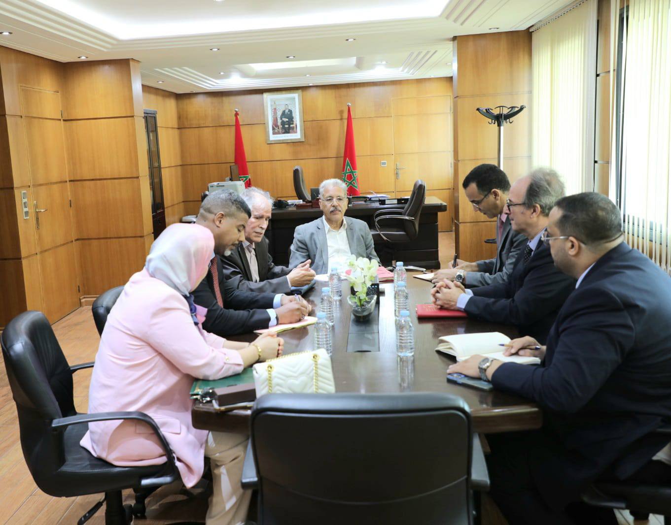 استقبال وفد عن المركز المغربي للدراسات والأبحاث في حقوق الإنسان والإعلام